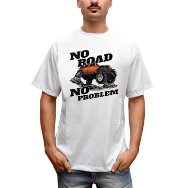 Imagem de Camiseta Masculina Off Road 4X4 No Road No Problem Trilha - Bella Stor