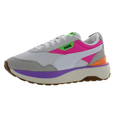 Imagem de PUMA Cruise Rider Womens Shoes Size 6.5, Color: Grey/Pink/Purple
