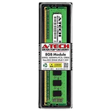 Imagem de A-Tech Substituição de 8 GB de RAM para CT102464BD160B | DDR3/DDR3L 1600MHz PC3L-12800 (PC3-12800) CL11 UDIMM 2Rx8 1,35V Non-ECC DIMM 240-Pin Módulo de memória de desktop