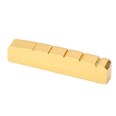 Imagem de Porca pré-cortada, porca de reposição em tamanho padrão com acabamento leve para instrumentos de corda