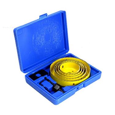 Imagem de Jogo Serra Copo com 8 peças Com Maleta Brasfort