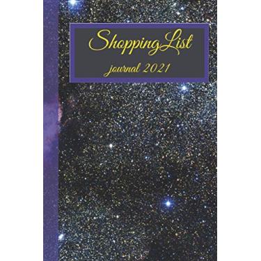 Imagem de shopping list journal 2021: nootbook, journal lined interior,(6"*9") 120 give for best friend