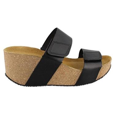 Imagem de Sandália feminina Eric Michael Lily, plataforma, Preto, 7.5-8