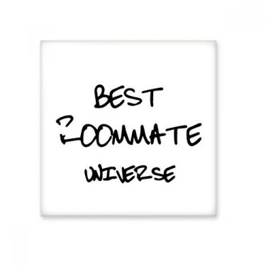 Imagem de Adesivo brilhante de azulejo de cerâmica Best Roommate Universe