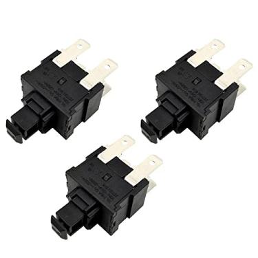 Imagem de Kit 3un Botão Interruptor para Aspirador Electrolux Flex 1400 Hidrolux Acqua Power 64484365