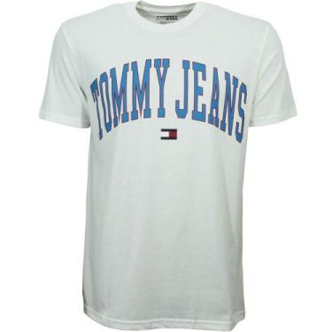 Imagem de Camiseta Tommy Jeans Off White Masculina