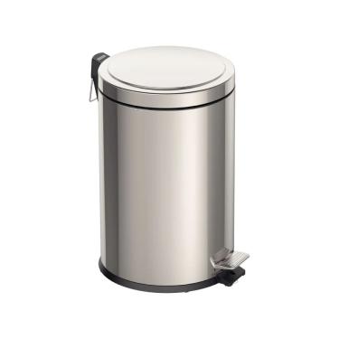 Imagem de Lixeira Inox Com Pedal Tramontina Com Acabamento Polido E Balde Interno Removível 20 L