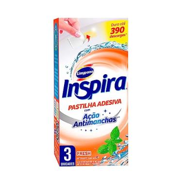 Imagem de Desodorizador Sanitario Inspira Pastilha Adesiva Fresh - com 3 unidades