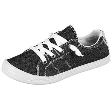 Imagem de Forever Link Women's Classic Slip-On Comfort -01 black Fashion Sneaker (6)