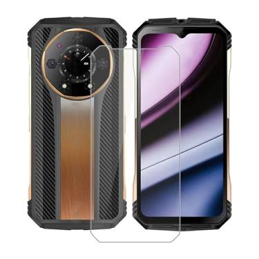 Imagem de HGJTF [1 unidade] para Doogee S110 protetor de tela, película de vidro temperado com dureza 9H, antiarranhões, sem bolhas, película protetora para Doogee S110 (6,58 polegadas)