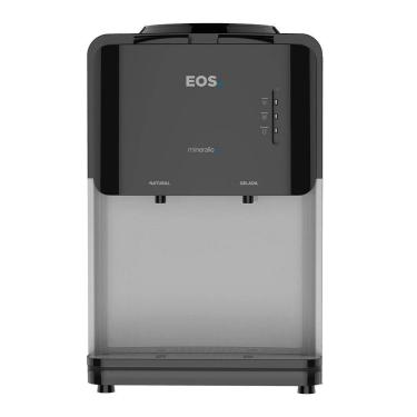 Imagem de Bebedouro de Mesa para Garrafão EOS Mineralle Compacto com Compressor Preto EBC03P 220V