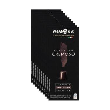Imagem de Kit Café Italiano Gimoka Espresso Cremoso 100 Cápsulas