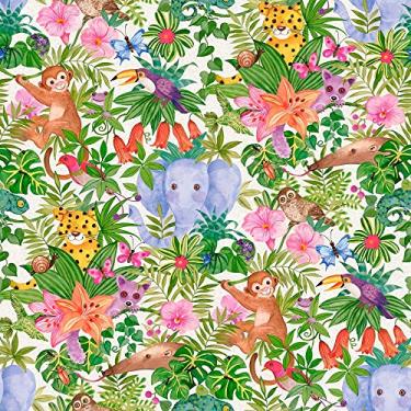 Imagem de Papel de Parede Edantex Treasure Hunt Verde