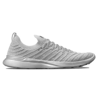 Imagem de APL: Athletic Propulsion Labs Tênis masculino Techloom Wave, Preto/prata, 9.5 Women/9.5 Men