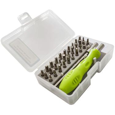 Imagem de Kit Chave de precisão magnetica bits 32 peças Ferramentas de Reparo Relogio Notebook Ce...