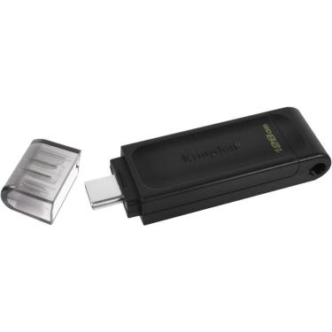 Imagem de Pen Drive 128GB USB-C Kingston Datatraveler 70, DT70/128GB