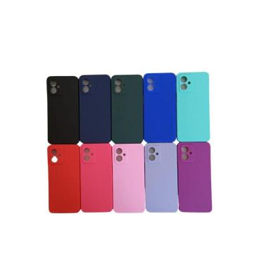 Imagem de Capa Aveludada Moto G54 + Película 3D Roxo