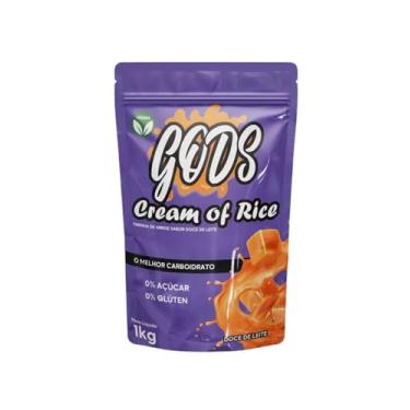Imagem de Gods Cream of Rice - Farinha de Arroz - 1kg - 0% Açúcar, 0% Glúten - Sabor Doce de Leite
