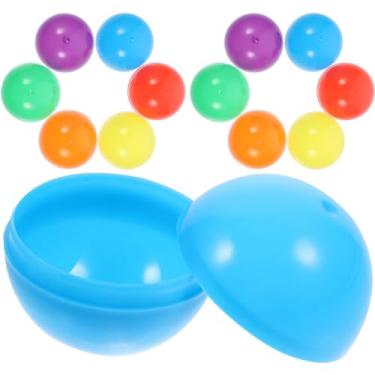 Imagem de Gadpiparty 50pcs Vending Machine Capsules Empty Colored Round Capsules Fillable Plastic Round Balls Candy Gumball Machines Balls Twisting Balls for Gumball Vending Machine