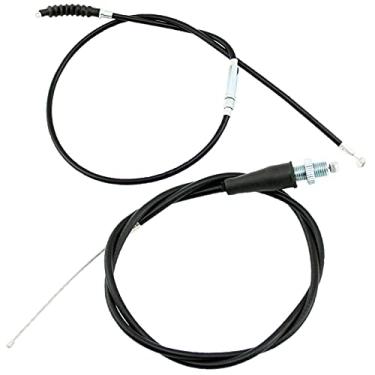 Imagem de LIYYDS Cabo de embreagem ajustável + cabo de acelerador 49cc-50cc 70cc 90cc 110cc 125cc 150cc 4 tempos motores ATV Quad Scooter Go Kart Moped CB06 CRF50 CRF70 CRF80 XR50 XR70 XR80 Z50 Z50R SDG SSR PRO