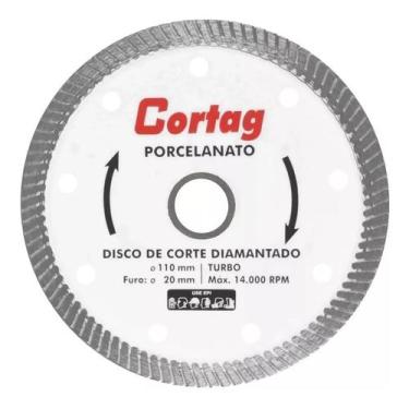 Imagem de Disco Diamantado Cortag Turbo 110mm Porcelanato