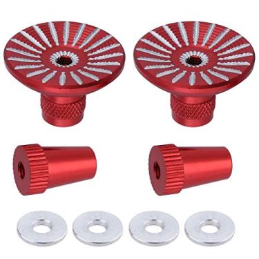 Imagem de Hobbypark 2 conjuntos de guarda-chuvas para transmissor de gimbal para Futaba / Spektrum DX5i DX6i DX7S DX8 DX9 / Taranis X9D (vermelho)