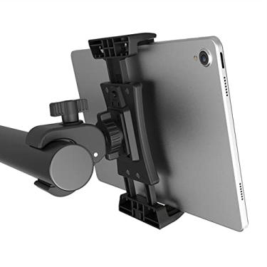 Imagem de HGLCM Suporte de tablet para bicicleta ergométrica, suporte elíptico para guidão com rotação de 360 graus antiderrapante para iPad Pro Air Mini, Galaxy Tabs, iPhone, mais celulares e tablets de 4 a