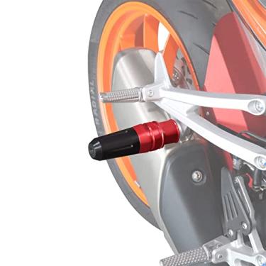 Imagem de HAONEL Moldura traseira universal CNC alumínio compatível com Z900 Z650 Z900RS Ninja 400 650 1000 ZX10R ZX6R ZX12R Z800 Z750 Z125 Z400 Z300 Proteção de carenagem de motocicleta almofada de colisão