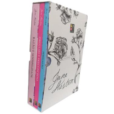 Imagem de Box 3 Livros Jane Austen Brochura Persuasão Orgulho Razão - Editora Pé