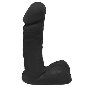 Imagem de Pênis de Borracha com Escroto Ares 15 x 4cm Preto