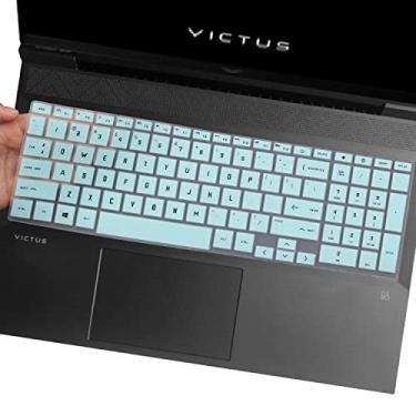 Imagem de Capa de teclado para laptop HP Victus Gaming 39.6 cm 15-fb0028nr/fa0031dx/fa0025nr/fa0747nr 15t-fa000 15z-fb000, laptop HP Victus 40.9 cm 16-d0020nr/d0030030 nr/d1 010nr/e0010nr/e0020nr