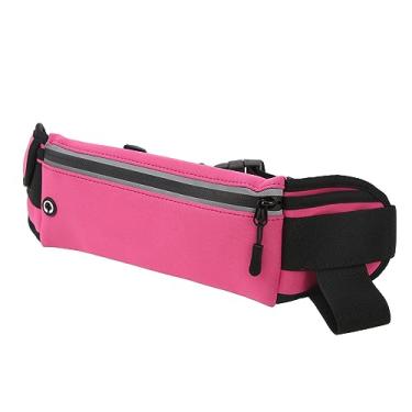 Imagem de Pochete Esportiva Ultrafina e Impermeável Sonew, Bolsa de Cintura Multifuncional para Corrida para Fitness e Maratona - Feita Com Neoprene Resistente (Rosa)