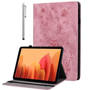 Imagem de KEFBWAO Capa para Lenovo Tab M9 TB-310FU 2023, capa protetora de couro PU com flip multiângulo com suporte Stylus e função de suporte para tablet Lenovo Tab M9, rosa
