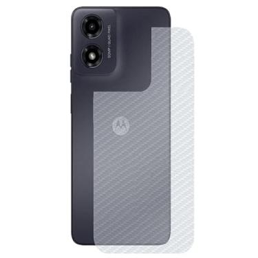 Imagem de Película Protetora De Fibra De Carbono traseira Para Motorola Moto G24 Moto G04 G04S