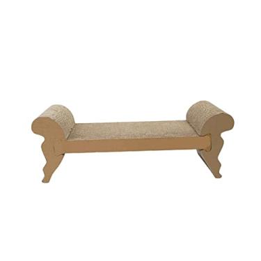 Imagem de Baoblaze Sofá arranhador para gatos, almofada de arranhar para gatos, lounge, treinamento, brinquedo, arranhador, casa, gatos, papelão para arranhar gatos em ambientes internos