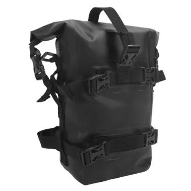 Imagem de Bolsa para amortecedores de motocicleta, bolsa universal à prova d'água para barra de impacto de motor com alça de ombro, bolsa traseira para motocicleta de liberação rápida