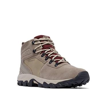 Imagem de Columbia Bota masculina Newton Ridge Plus II de camurça impermeável para caminhada, Seixo, ferrugem profunda, 11