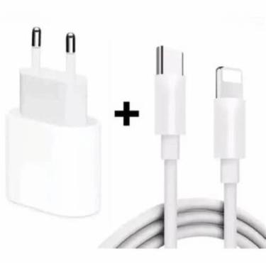 Imagem de Fonte Carregador Turbo 20W USB-C + cabo lightning - Power Adapter - SM