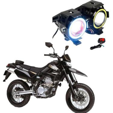 Imagem de Par Farol de Milha Angel Eye U7 para Moto Kawasaki D Tracker X 250CC 2