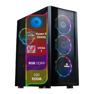 Imagem de PC Gamer TOP Concórdia Processador Ryzen 5 5600G Memória 8GB SSD 512GB