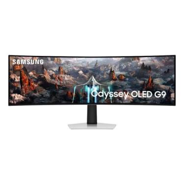 Imagem de Monitor Gamer Samsung Odyssey OLED G9 49" DQHD, Tela Curva Ultrawide, 