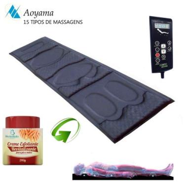 Imagem de Esteira Massageadora Shiatsu Magnética Com Rabatan + Creme Resfoliante