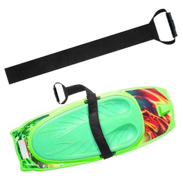 Imagem de ELLENTAE Alça acolchoada de substituição para prancha de barco e choque de água para esportes Waterboarding, joelheira, prancha de surfe, esportiva, embarque/ajoelhar (preto) (2)