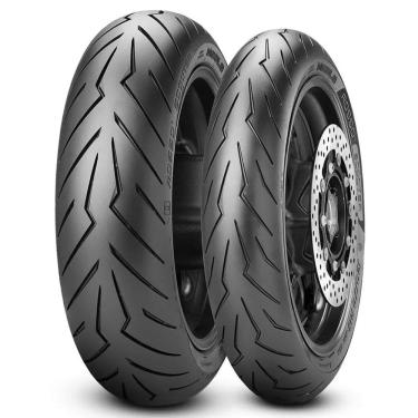 Imagem de Par Pneu 160 130/70-13 + 110/70-14 MOTO Pcx Diablo Rosso Scooter HONDA NMAX