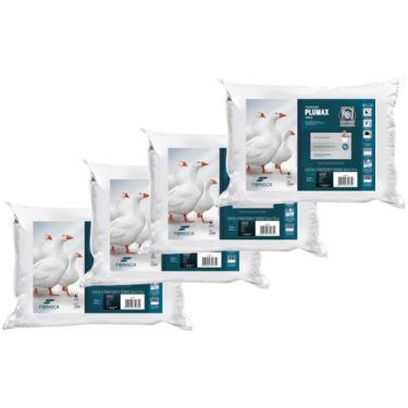 Imagem de Travesseiro Fibrasca Plumax 4 Unidades, 4