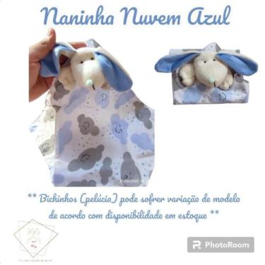 Imagem de Naninha Dupla Face com Pelúcia Bichinhos e Porta Chupeta Diversas Esta