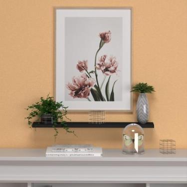 Imagem de Prateleira Reta Simples  Decorativa Sala Quarto MDF - SignMaq, Preto
