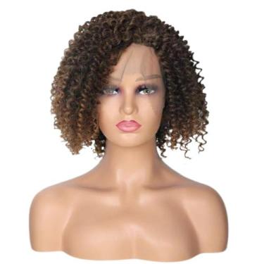 Imagem de Front Lace Curta Cacheada Com Tela Peruca Aspecto Natural - bbless, t4