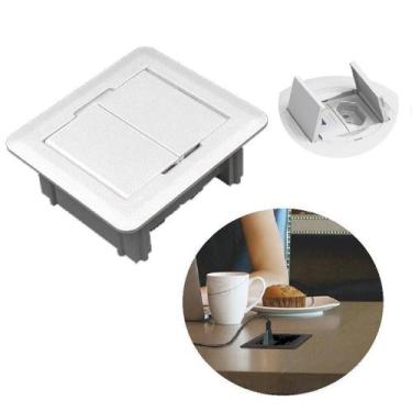 Imagem de Caixa Universal 2 Blocos Quadrada Branca Sem Bloco Sem Fundo - Dutotec