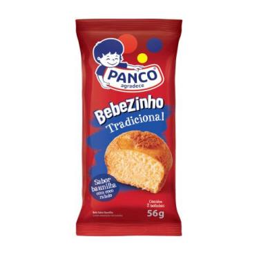 Imagem de Bolo de Baunilha Tradicional Bebezinho Panco 56g